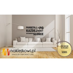 Pamiętaj, że po każdej burzy wychodzi słońce