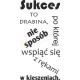 Sukces to drabina, po której nie sposób wspiąć się z rękami w kieszeniach.