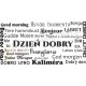 Dzień dobry - zwrot w wielu językach
