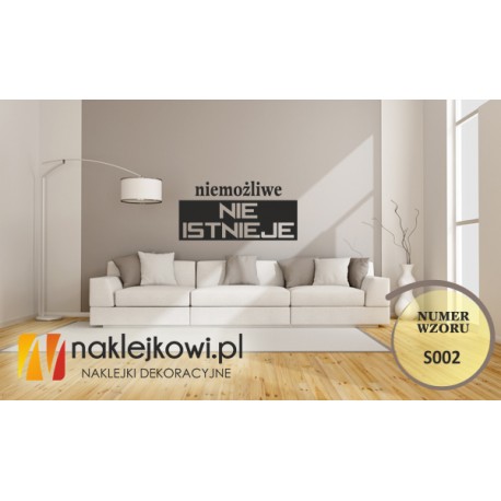 Niemożliwe nie istnieje