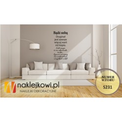 Bądź sobą. Oryginał jest zawsze więcej wart niż kopia. Jeśli innym to nie odpowiada...