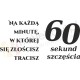 Na każdą minutę, w której się złościsz tracisz 60 sekund szczęścia.